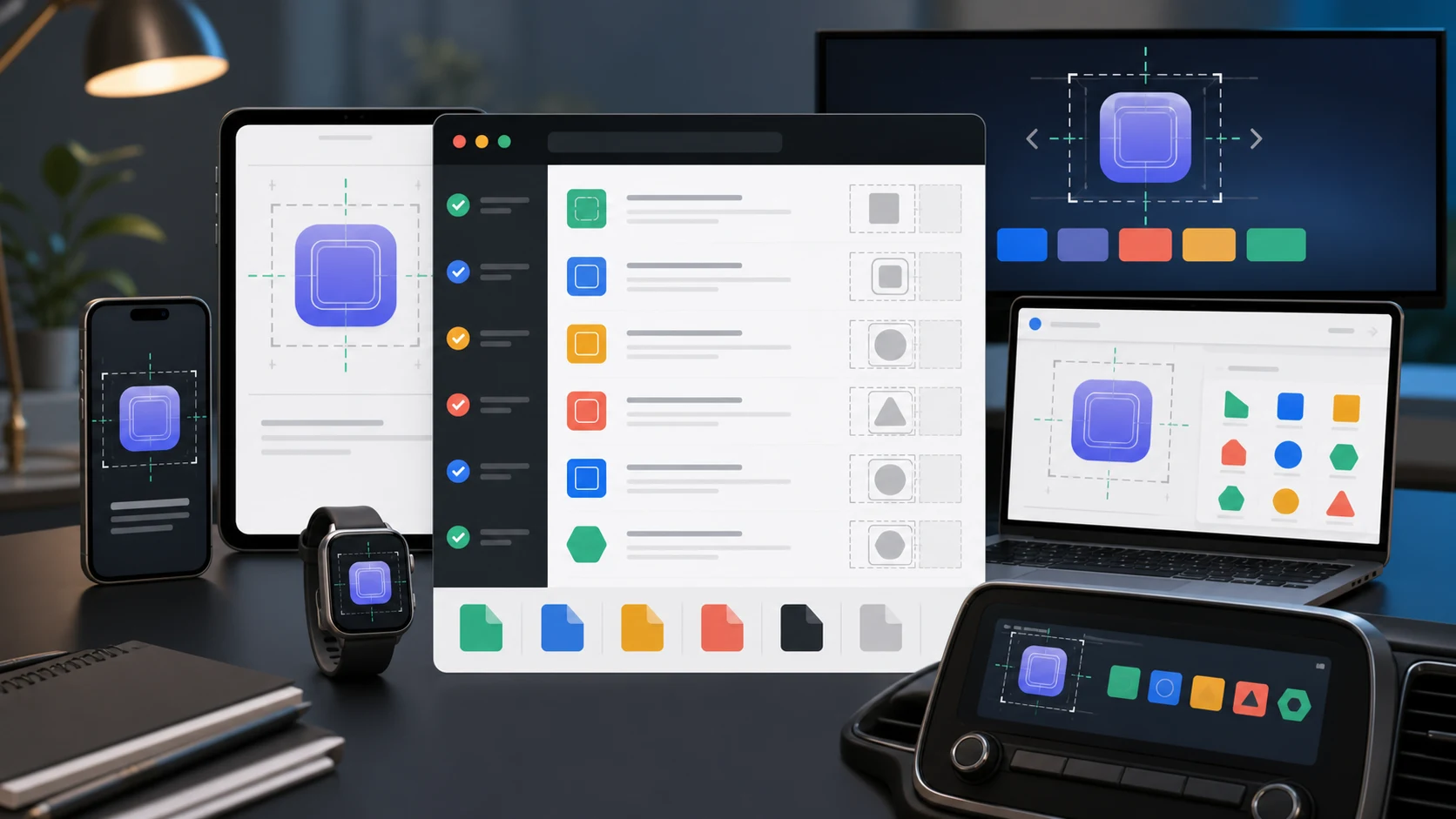 Google Play screenshot requirements checklist for phone and large screen assets