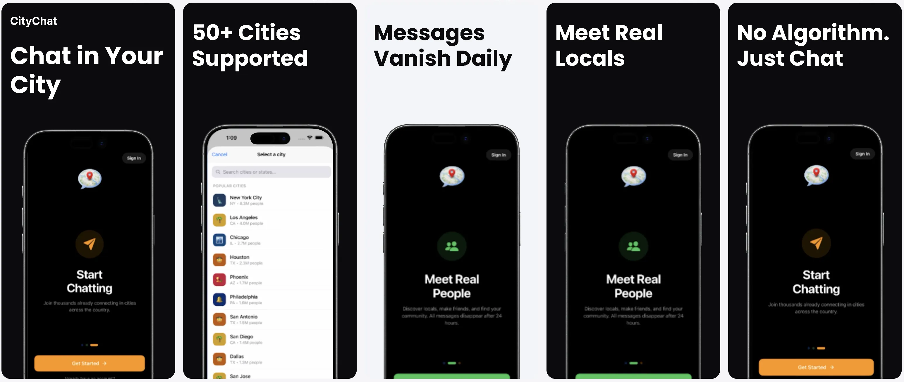 CityChat - Local community chat - Created with AppLaunchFlow
