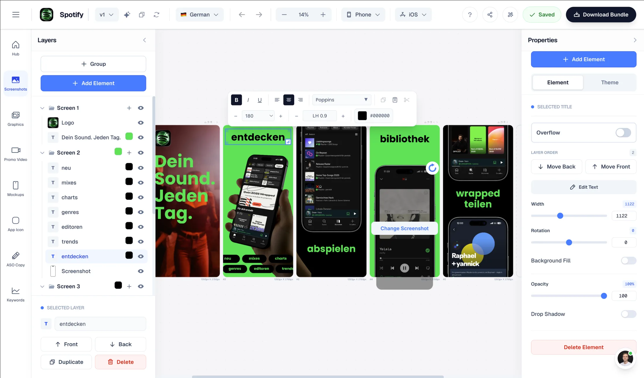 AppLaunchFlow screenshot localization editor