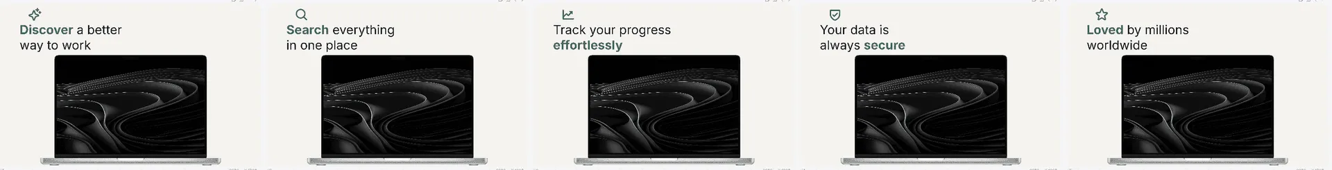 icon-headline template