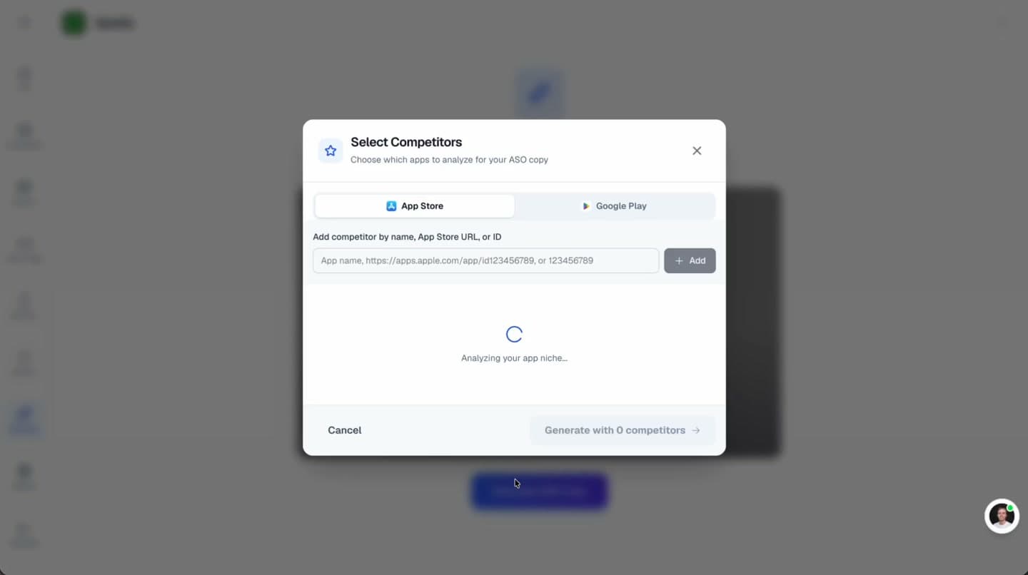 ASO copy editor demo
