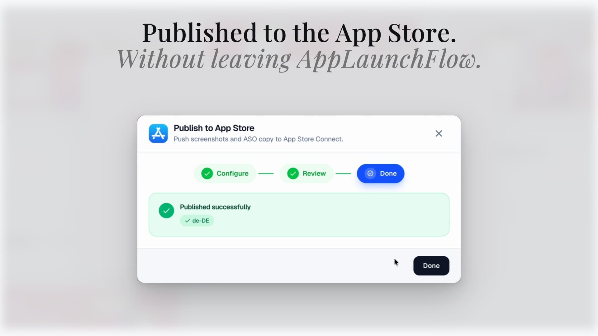 Publishing localized assets directly to App Store Connect and Google Play Console