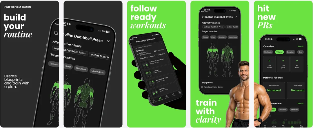 PWR Workout - Fitness & training - Created with AppLaunchFlow