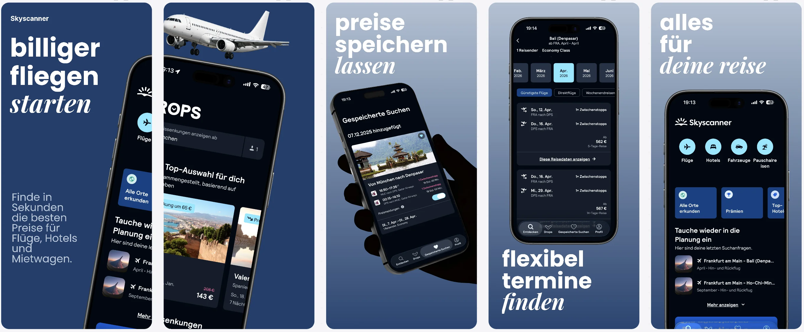 SkyScanner - Travel booking platform - Created with AppLaunchFlow