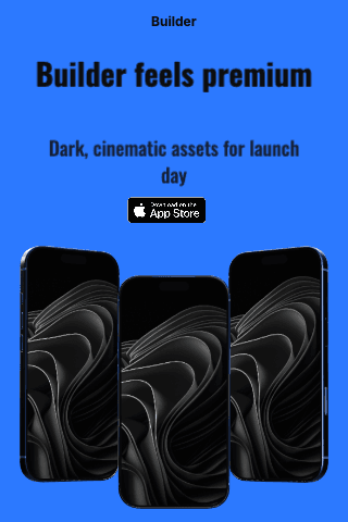 Showcase template exported as a portrait phone ad