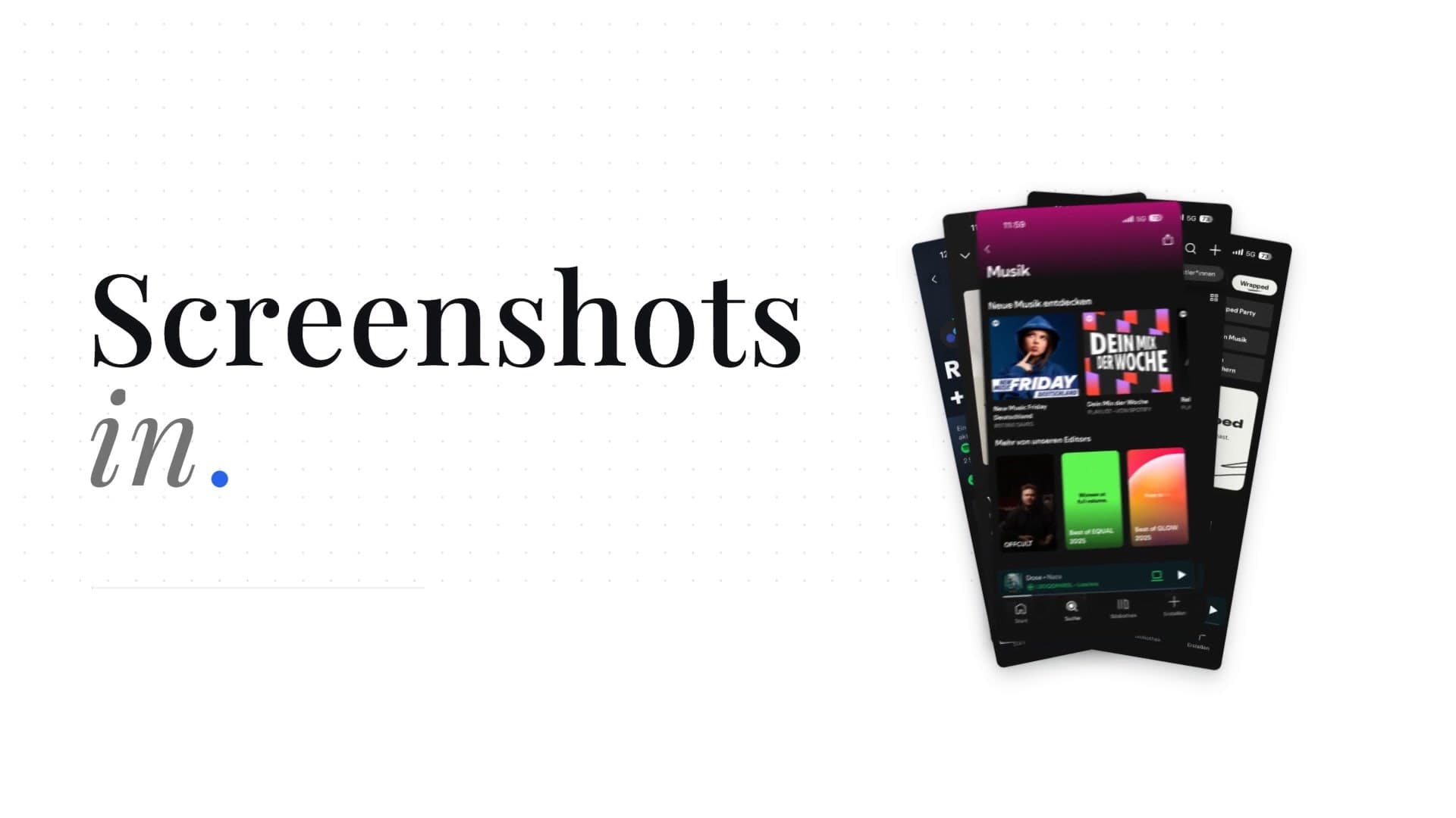 AppLaunchFlow's 15-second reel: raw app screenshots going in